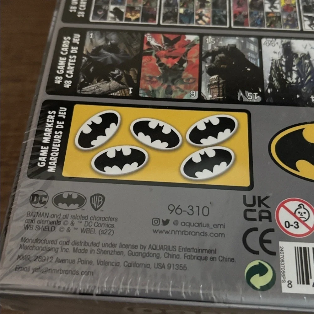 Batman Family Bingo Game Family Party Game for Kids/Teens/Adults Game Night Gift